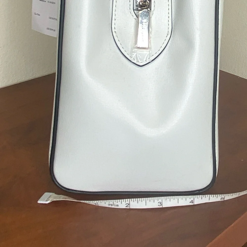 NWT Authentic Kate Spade Medium Triple Compartment Satchel, Opticwhite color - Picture 8 of 16